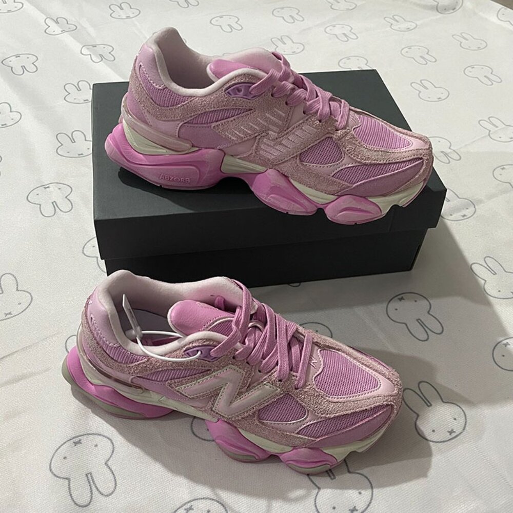 New Balance Pink Low-Top 9060 Sneakers - Picture 5 of 5